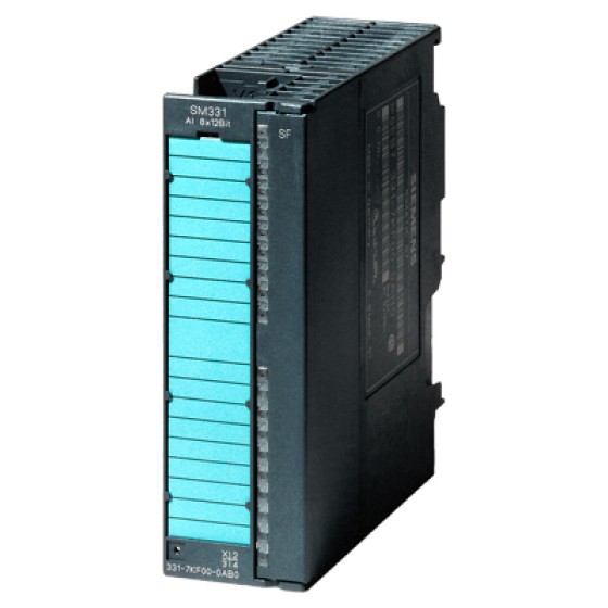 Siemens 6ES7331-7KF02-0AB0 S7-300, analog input SM 331, potential isolation, 8 analog inputs, resolution 9/12/14 bits