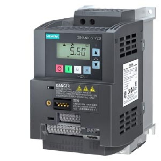 Siemens V20 1AC 220V frequency converter 0.12/0.25/0.37/0.55/0.75/1.1/1.5/2.2/3KW built-in C1 filter version