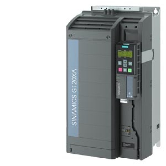 Siemens G120XA rated power 55/75/90/110/132kW 3AC 380V -20% to 440V+10% unfiltered 110% 60s every 600s without operation panel
