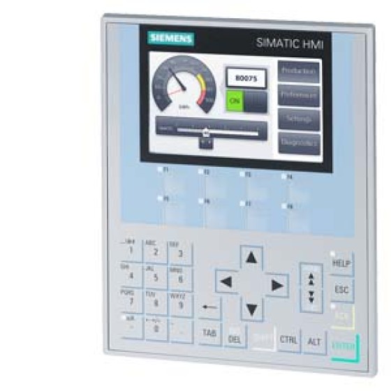 Siemens 6AV2124-1DC01-0AX0 KP400 intelligent, intelligent panel, key operation, 4 "widescreen TFT display screen